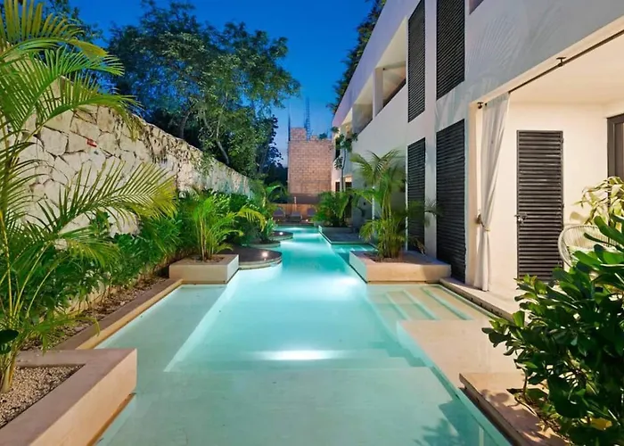 Holiday home Luxury Penthouse! Private Rooftop Pool Elevator Tulum